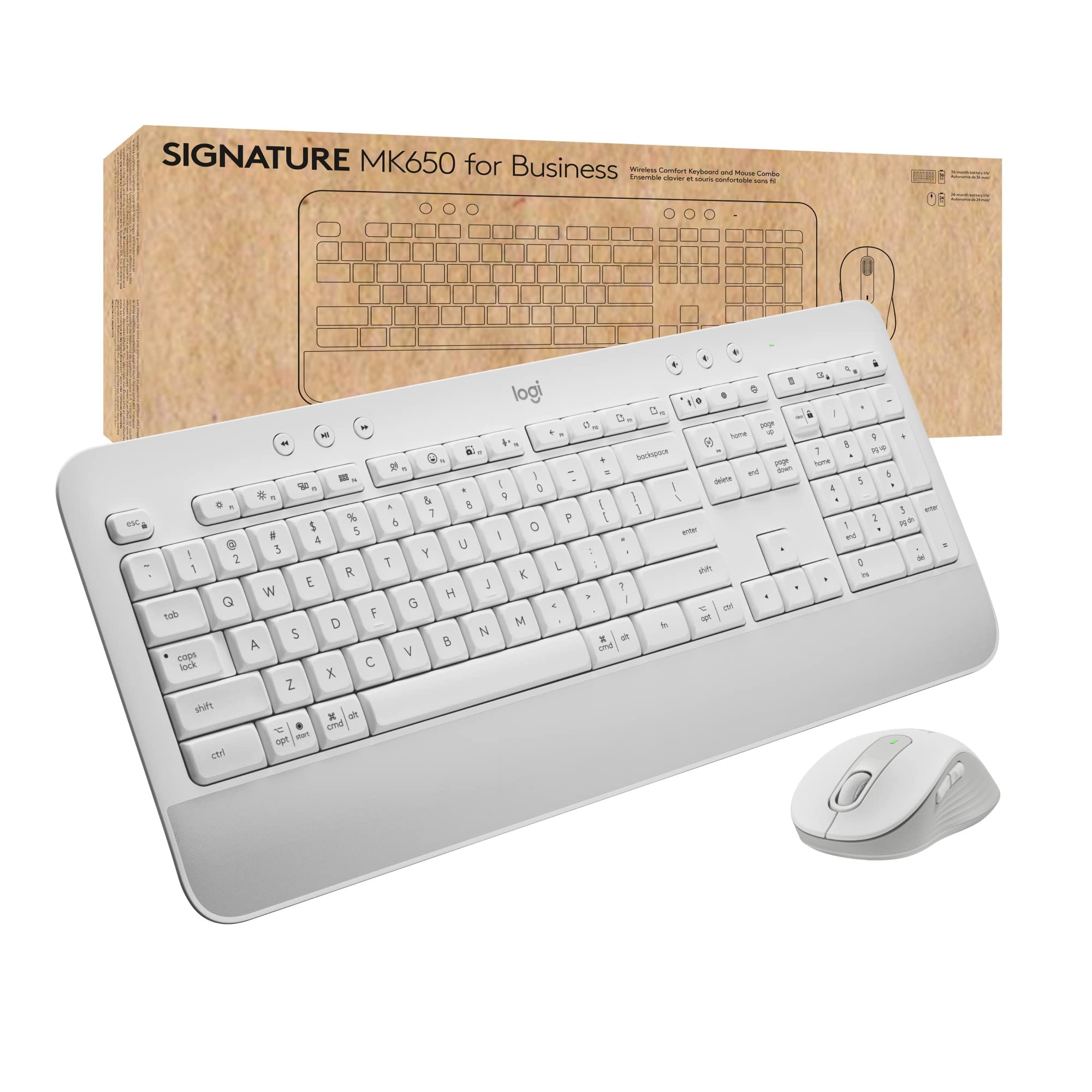 LOGITECH Signature MK650 Combo for Business - Wireless Keyboard and Mouse