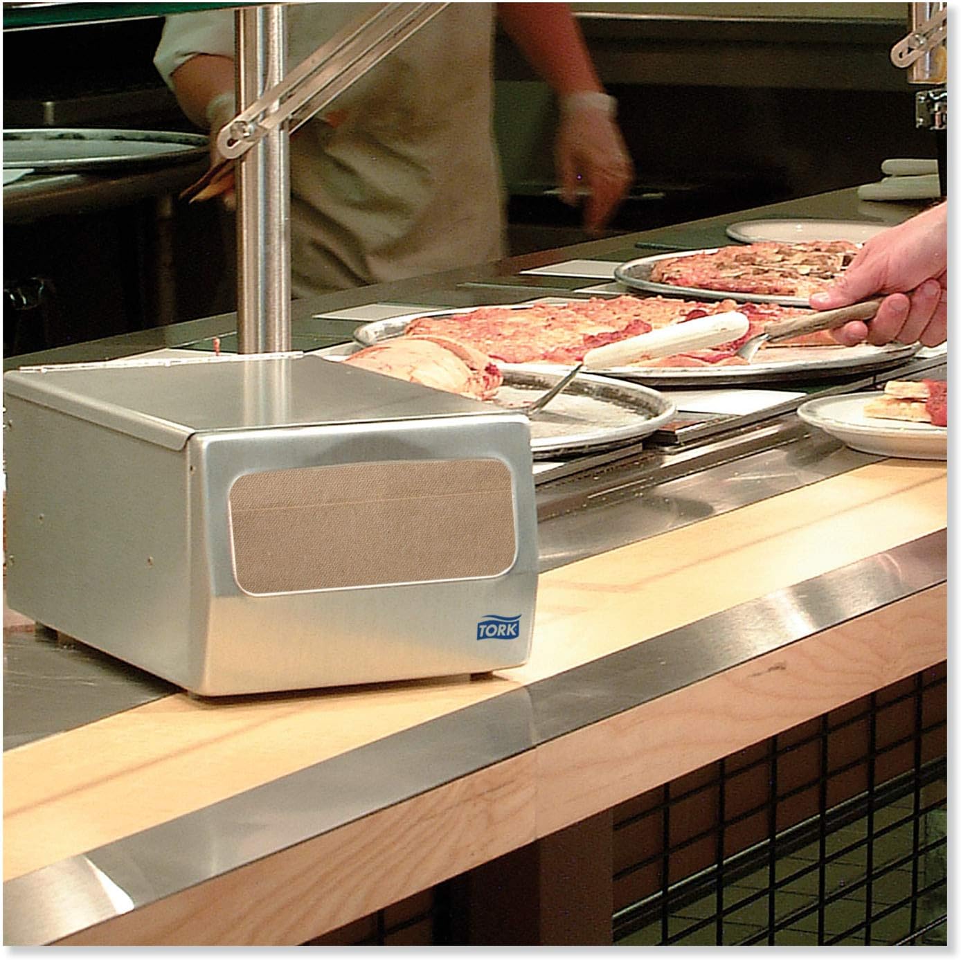 Tork Universal Masterfold 1-Ply Dispenser Napkins, 13in x 12in, Natural, Pack Of 6,000 Napkins