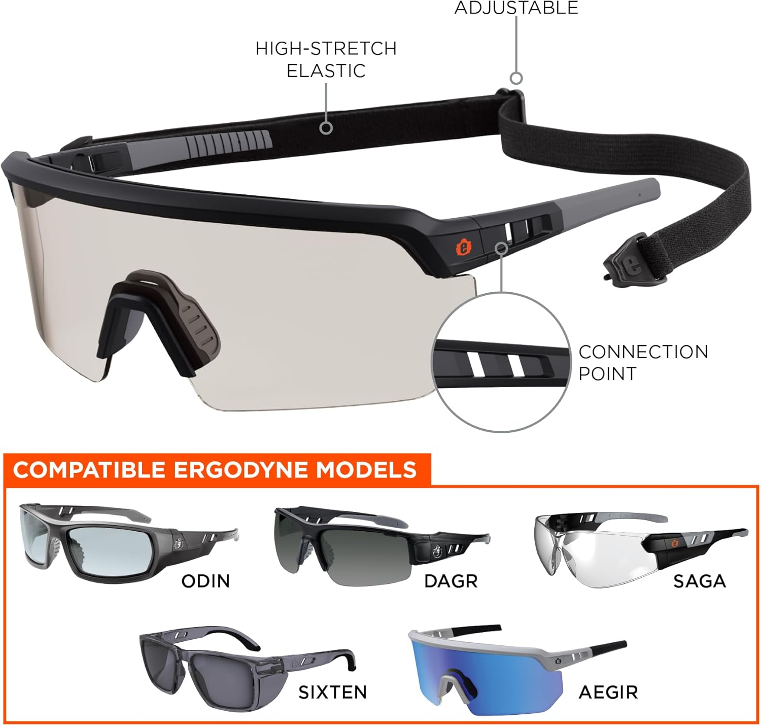 Ergodyne Skullerz Eyewear Lanyards & Retainer Straps