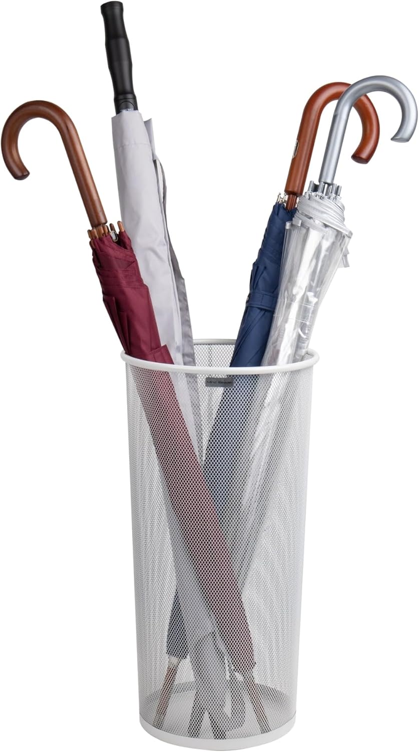 MIND READER Metal Mesh Umbrella Stand Multi-Purpose Storage