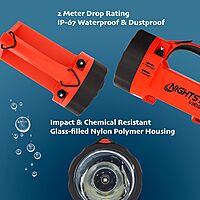 Nightstick XPR-5581RX Viribus - is Rechargeable X-Series Dual-Light Lantern Light - Red