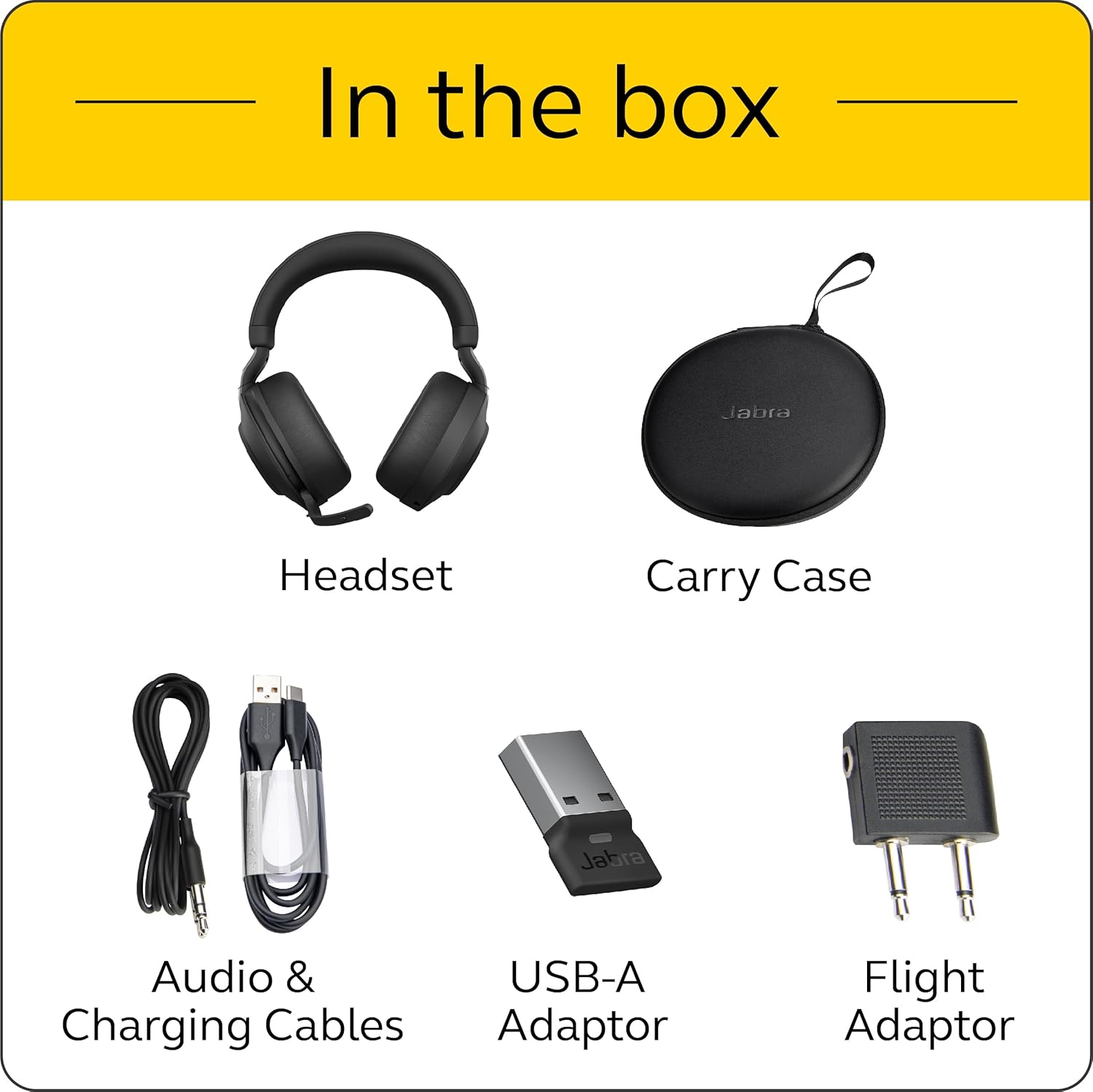 Jabra Evolve2 85 Wireless Over-Ear Headset – ANC, UC/Teams Certified