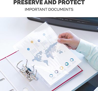 Fellowes Thermal Laminating Pouches, Letter Size 9 x 11.5 Inches