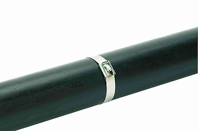 Panduit MLT4S-CP Pan-Steel Self-Locking Cable Tie, General Purpose, Standard Cross Section, AISI 304 Stainless Steel