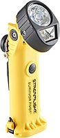 Streamlight 91826 Survivor Pivot 325-Lumen Right Angle Articulating Dual Beam Flashlight with Alkaline Batteries, Magnet and Clip, Yellow