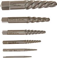 IRWIN Screw Extractor, Spiral Flute, 6-Piece (53545)
