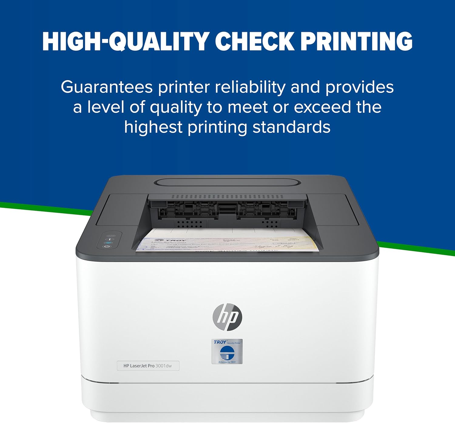 3001 MICR Toner Secure Standard Yield Cartridge, Check Printing, Coordinating HP Part Number: W1380A, Yields 1500 Pages