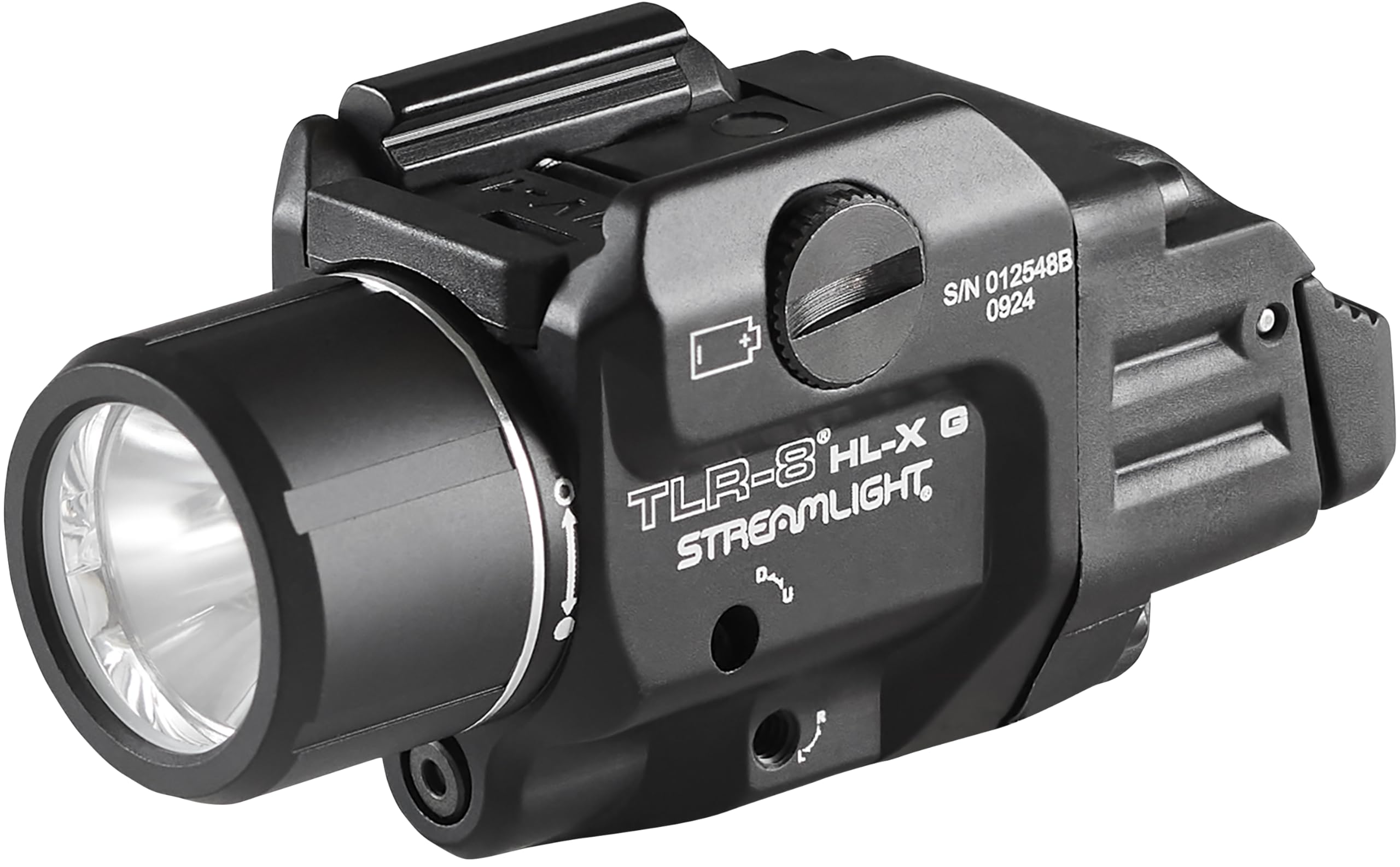 Streamlight 69475 TLR-8 HL-X G USB 1000-Lumen Weapon Rail-Mounted Rechargeable Tactical Flashlight with Integrated Green