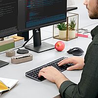 Logitech MX Keys Wireless Illuminated Keyboard for Business, Quiet Perfect-Stroke Keys, Logi Bolt Technology, Bluetooth, Rechargeable, Globally Certified, Windows/Mac/Chrome/Linux - Graphite