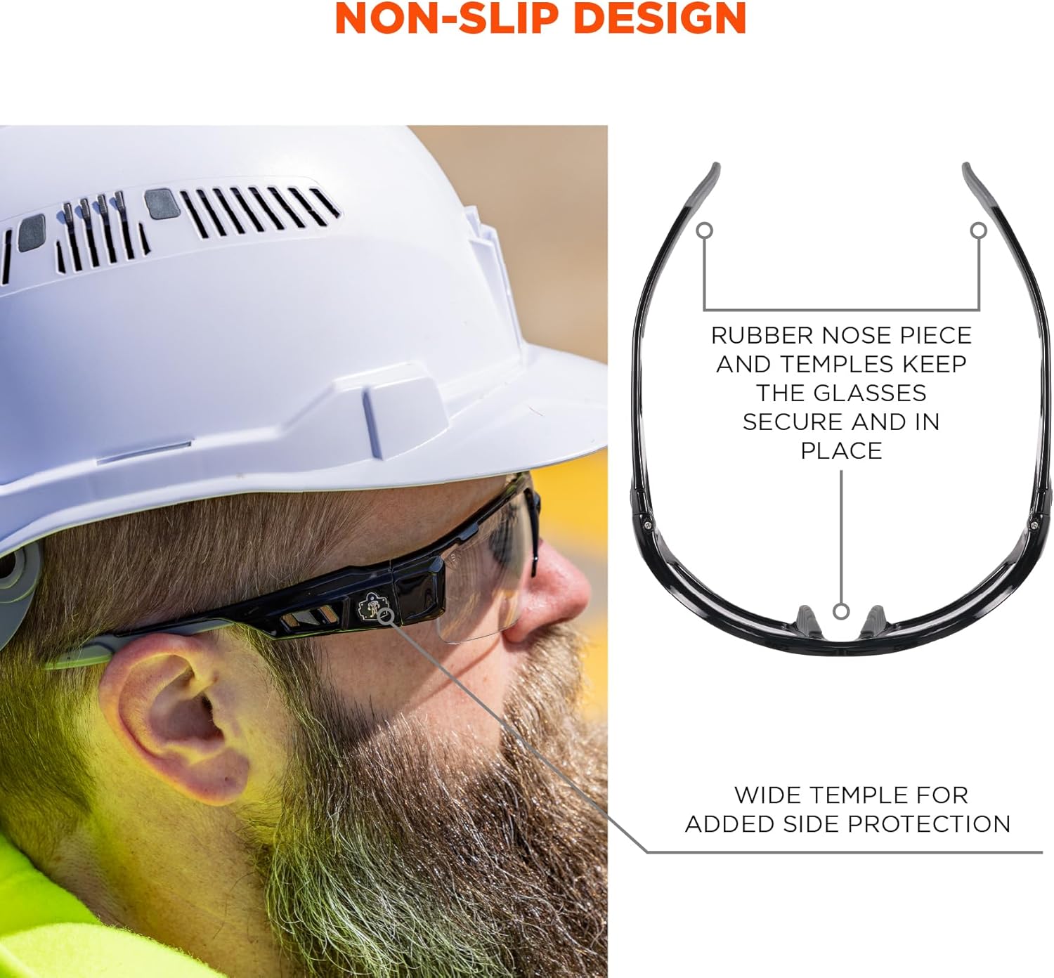 Ergodyne Skullerz DAGR Anti-Fog Safety Glasses