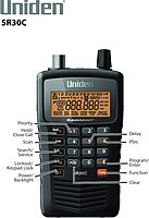 Uniden Bearcat SR30C, 500-Channel Compact Handheld Scanner, Close Call RF Capture, Turbo Search, PC programable, NASCAR