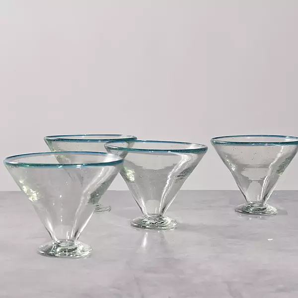 Sobremesa Margarita Glass Aqua