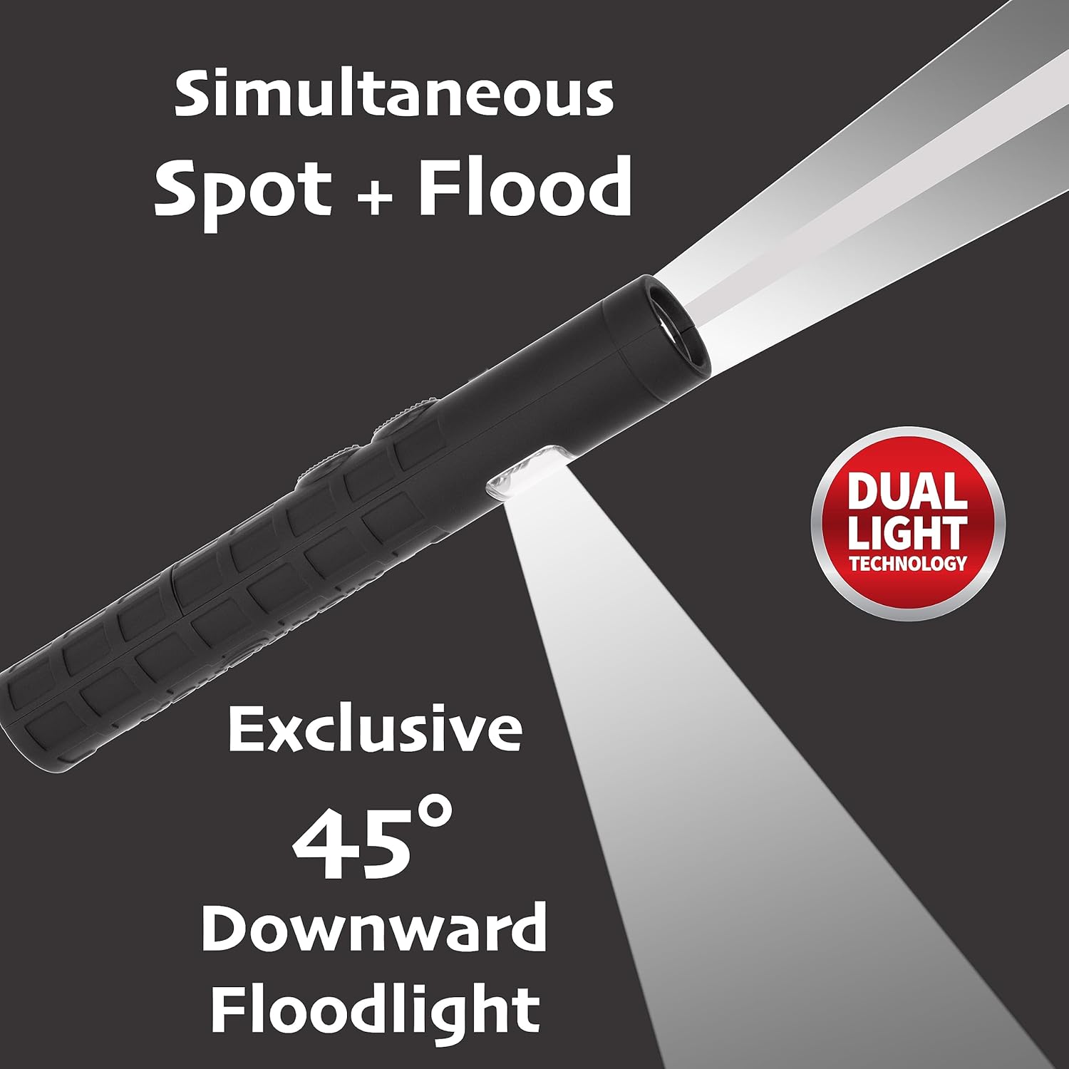 Nightstick NSP-1400 Dual-Switch Dual-Light Multi-Purpose Flashlight