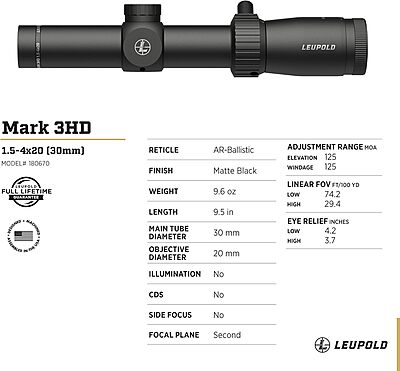 LEUPOLD Mark 3HD Riflescope