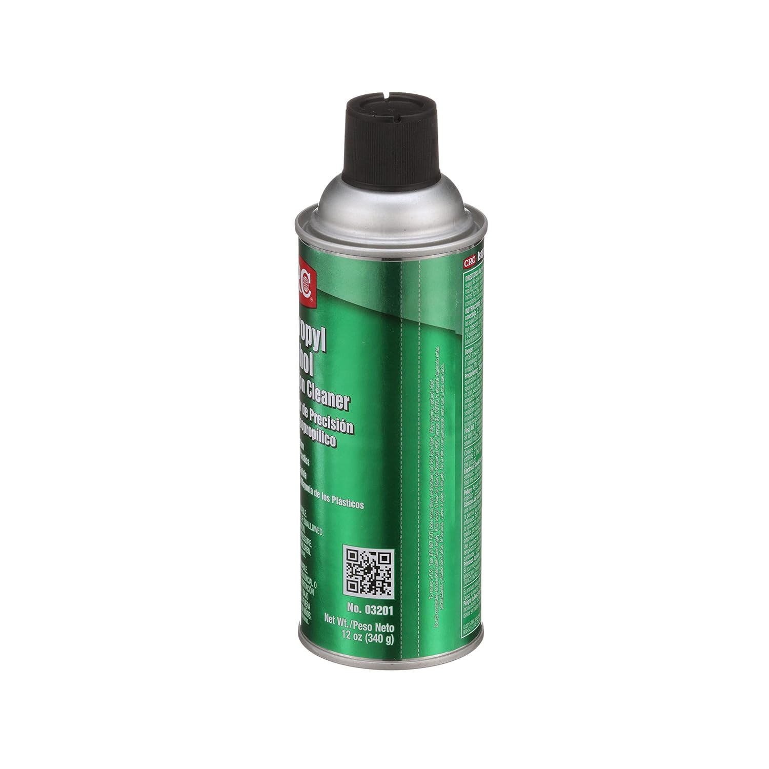 CRC 03201 Isopropyl Alcohol Cleaner, (Net weight: 12 oz.) 16oz Aerosol 1 Pack