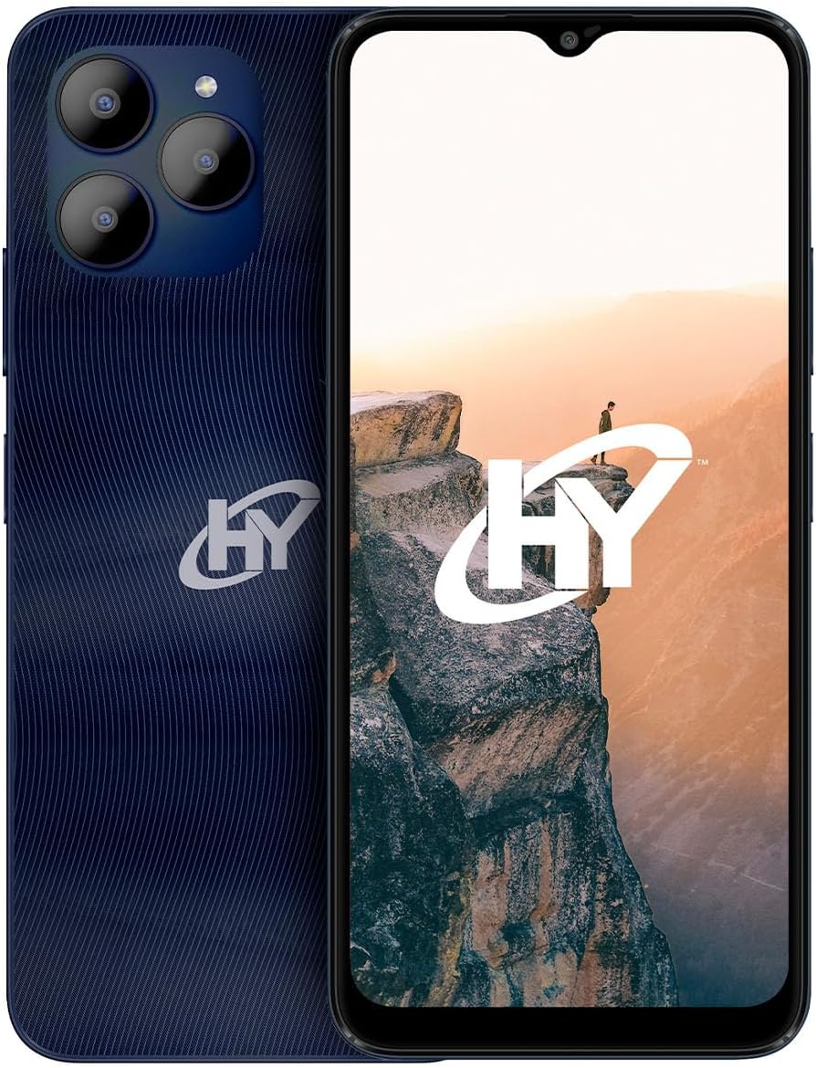 HYLine, 6.51" HD, T606, Android 13, 4GB RAM, 64GB Storage, 8MP Front, 13+2+.03MP Rear, Side Fingerprint