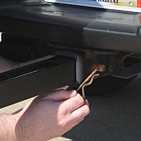 Ergodyne SHAX 6193 Umbrella Trailer Hitch Mount, 20in x 30in, Black