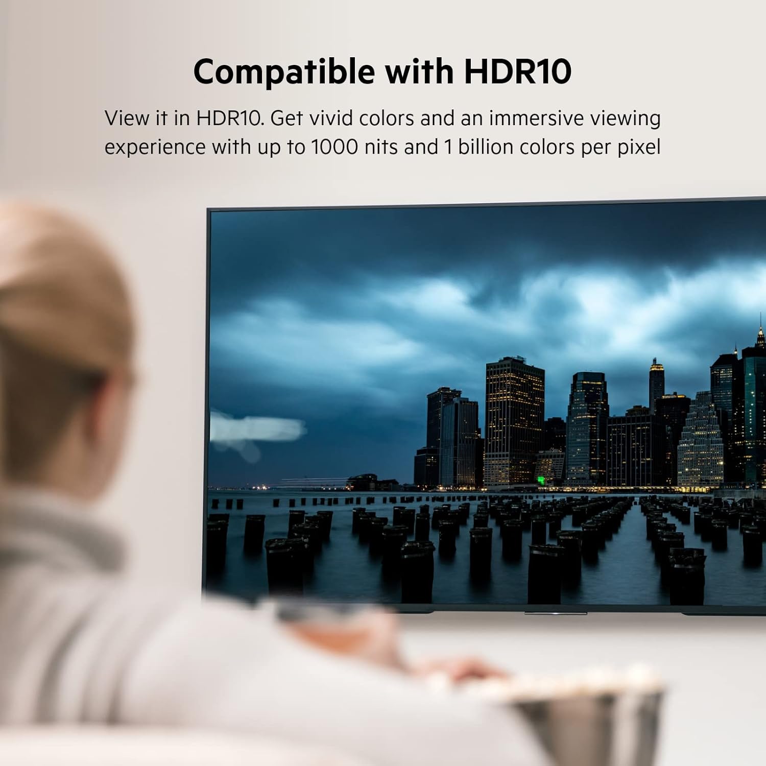 Belkin HDMI to DisplayPort Adapter, DisplayPort 1.2 to HDMI 2.0 Converter - Compatible with 4K 60fps, HDR & HDR10 Monitors