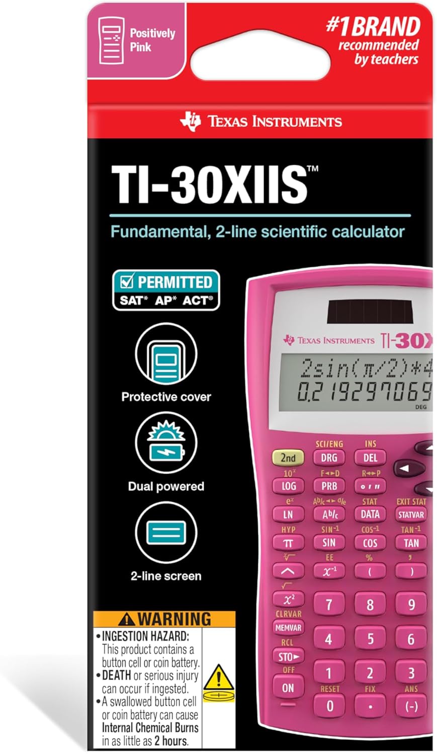 Texas Instruments TI-30X IIS Two-Line Scientific Calculator