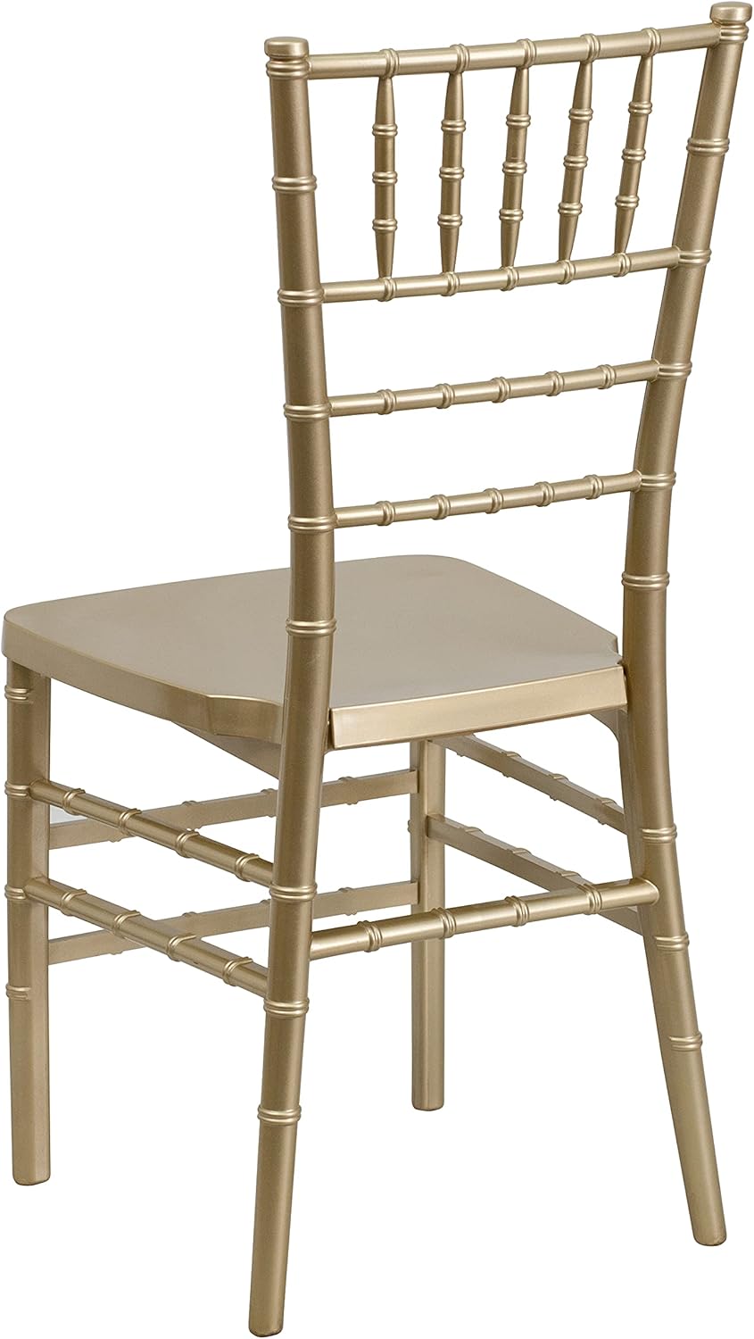 Flash Furniture Hercules Premium Series Chiavari Chair for Formal Events and Banquets, Commercial/Residential All-Occasion Event Chair, Gold 1