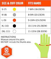 ERGODYNE ProFlex 7040 Cut-Resistant Food-Grade Gloves ANSI A4 / EN388 Level 5