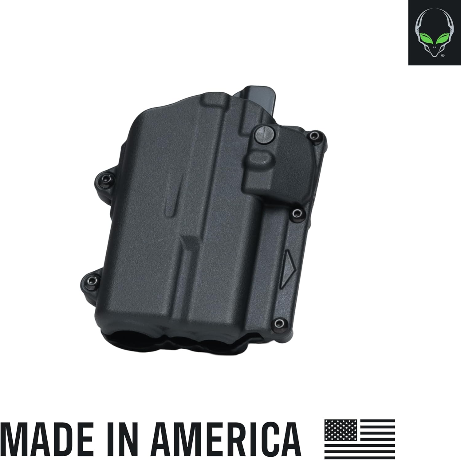 ALIEN GEAR Rapid Force Level 2 OWB Holster – Locking Belt Slide – Left Hand – Optic Compatible