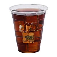 ECO-PRODUCTS GreenStripe Clear Compostable PLA Cold Cups