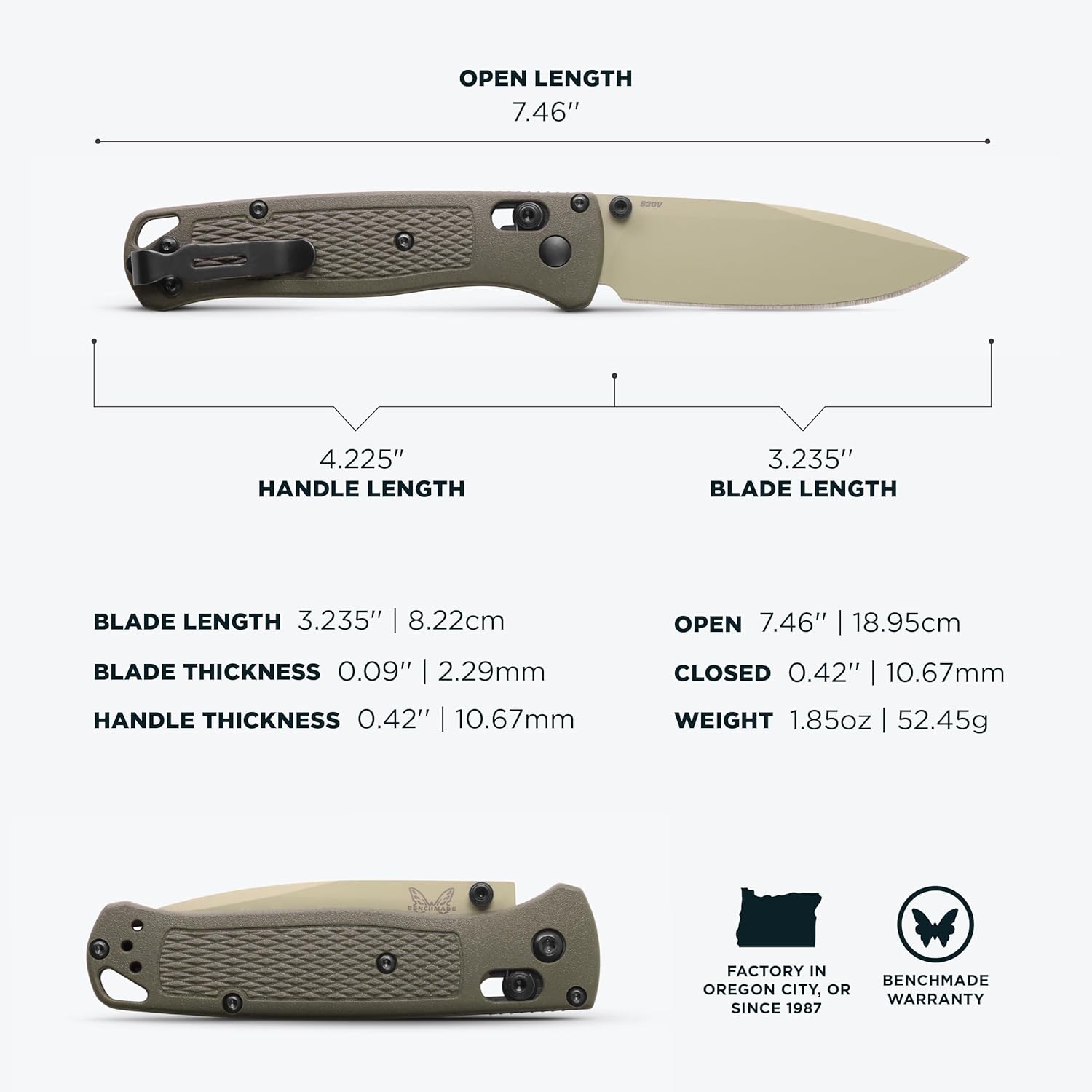 Benchmade - Bugout 535 EDC Folding Knife