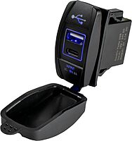 Sea-Dog USB & USB-C Rocker Switch Style Power Socket