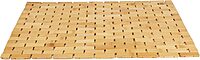 Mind Reader Bath Mat, Shower Mat, Bathtub Mat, Bathroom Accessory, Wood/Rayon from Bamboo, 23.5"L x 16.5"W x 0.4"H, Brown