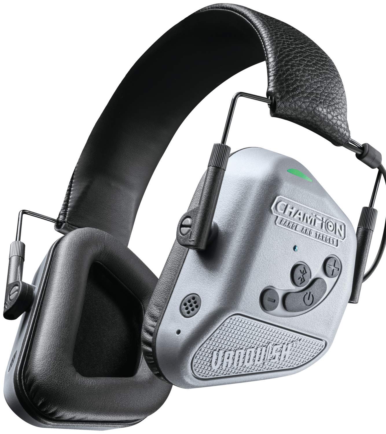 Champion Targets 40982 Vanquish Pro Elite Electronic Hearing Protection Earmuffs, Gray