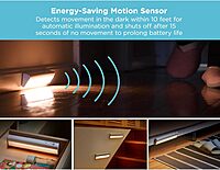 BLACK+DECKER PureOptics Battery Operated Under Cabinet LED Light Bar