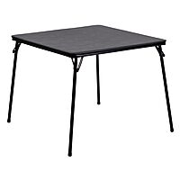 Flash Furniture Madelyn 33.5" Square Folding Multipurpose Card Table with Padded Vinyl Top