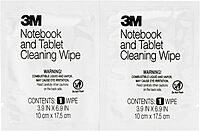 3M Notebook Screen Cleaning Wipes, 3.9 x 6.9 Inches (CL630), White, 24 individual wet wipes (Packaging may vary)