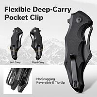 CIVIVI Chiro 3.1" Folding Pocket Knife with Flipper and G10 Handle