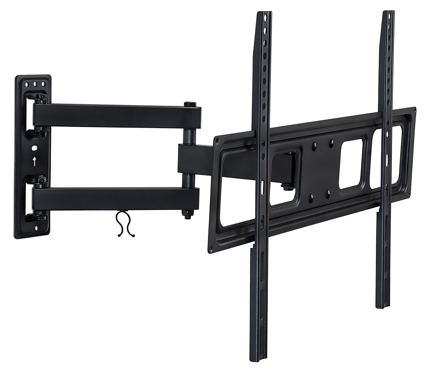 Mount-It! Full Motion TV Wall Mount | Single Stud Installation | Swivel