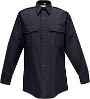 FLYING CROSS Justice Long Sleeve Uniform Shirt with Pleated Pockets