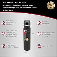 ASP Defender LE Pepper Spray OC Professional Grade Personal Defense