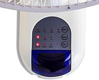 Vie Air 16" Plastic Wall Fan with Remote Control in White