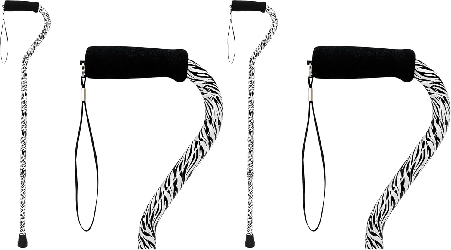 DMI Adjustable Designer Cane with Offset Handle
