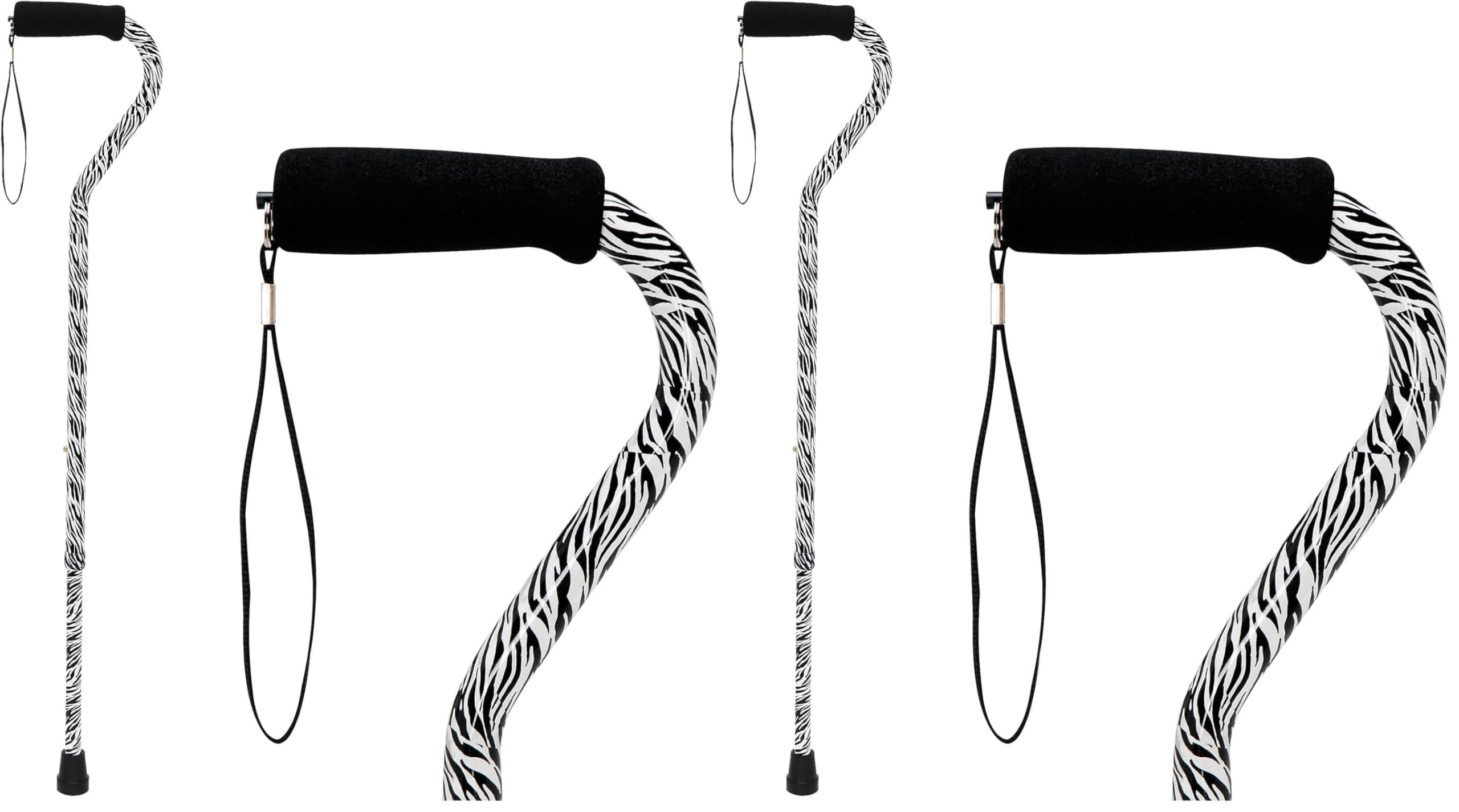 DMI Adjustable Designer Cane with Offset Handle