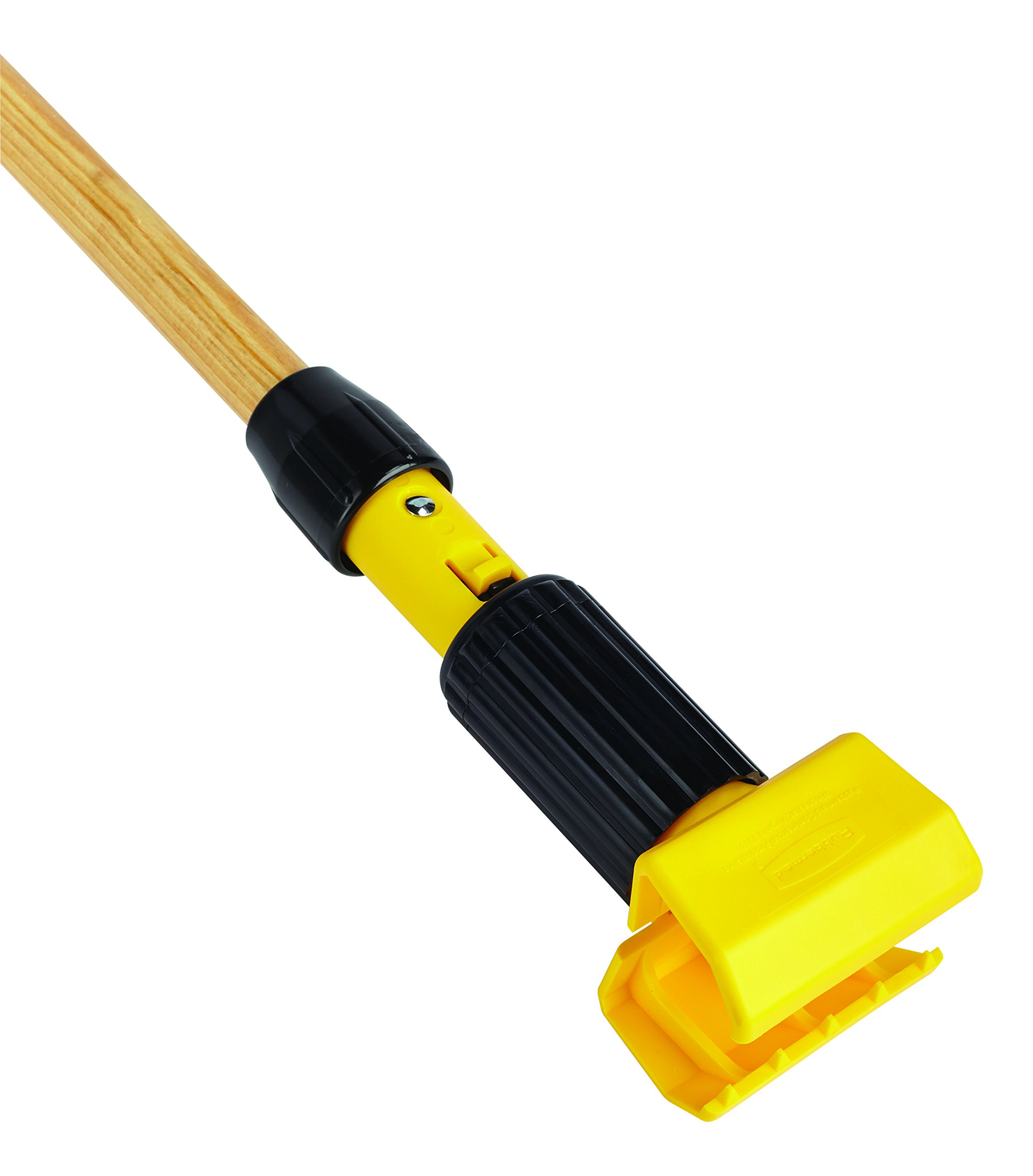 Rubbermaid Commercial Products Gripper 60" Wood Wet Mop Handle, Natural, for Professional/Industrial Floor Cleaning