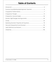 Carson Dellosa The 100 Series Geometry Workbook, Math Book for Grades 8 and Up Covering Trigonometry, Geometric Equations, and More, Classroom or Homeschool Curriculum (Volume 7)