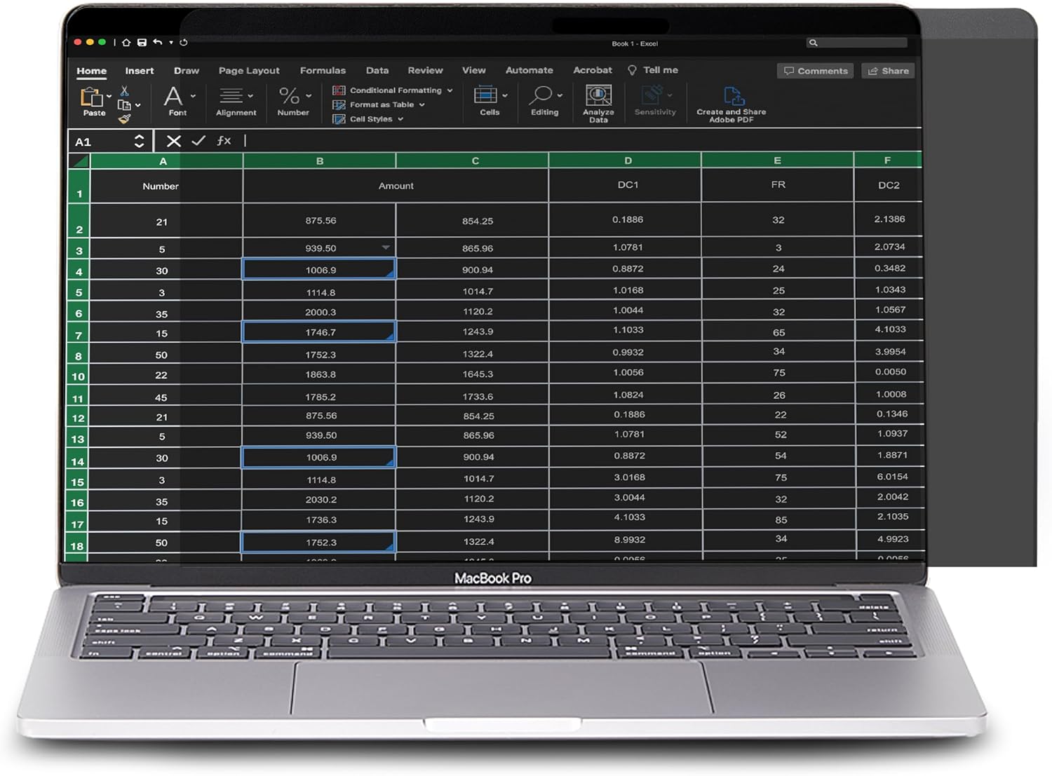 StarTech.com Magnetic Laptop Privacy Screen - Reversible Matte/Gloss Blue Light Filter