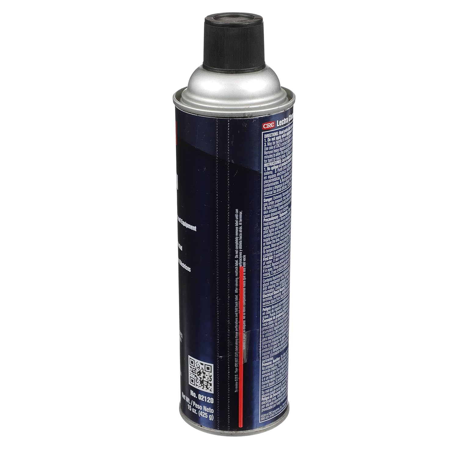 CRC-2120 Lectra Clean II Non-Chlorinated Heavy Duty Liquid Degreaser, 15 oz Aerosol Can, Clear 1 Pack 15 Ounce (Pack of 1)