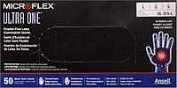 Microflex Ultra One Powder Free, Latex Extended Cuff Examination Gloves - Large, UL315L