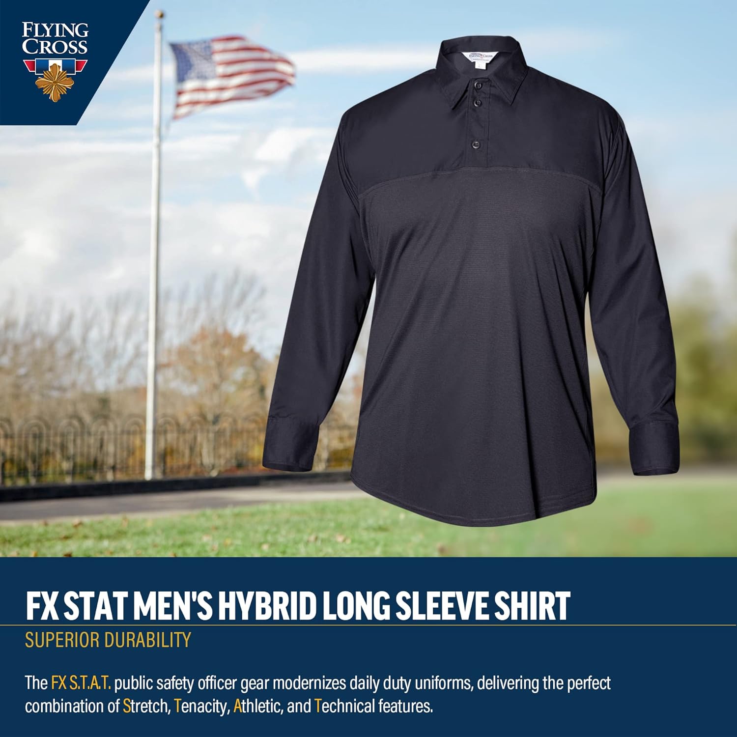 FLYING CROSS FX STAT Men's Hybrid Uniform Shirt