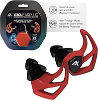 AXIL X30i Noise Reduction Ear Plugs - Hear-Through Mode, 25dB