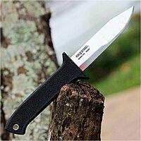 Cold Steel Peace Maker III 4" Fixed Blade 4116 Stainless Steel Clip Point Tactical Outdoor Knife, 4.5" Kray-Ex Handle