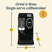 Cuisinart Single-Serve Coffee Maker + Coffee Grinder with 8 oz., 10 oz., and 12 oz. Serving Size